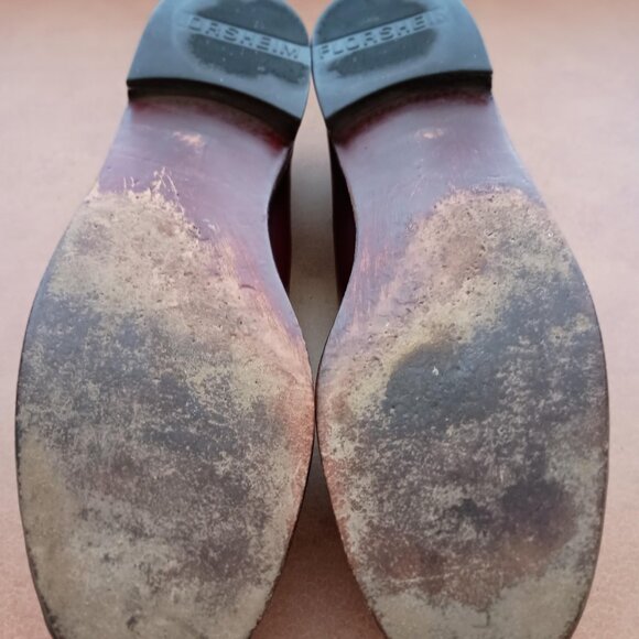 Men's Florsheim Burgundy Kiltie Tassell Loafers/Slip-Ons, Size 12D - Picture 5 of 8